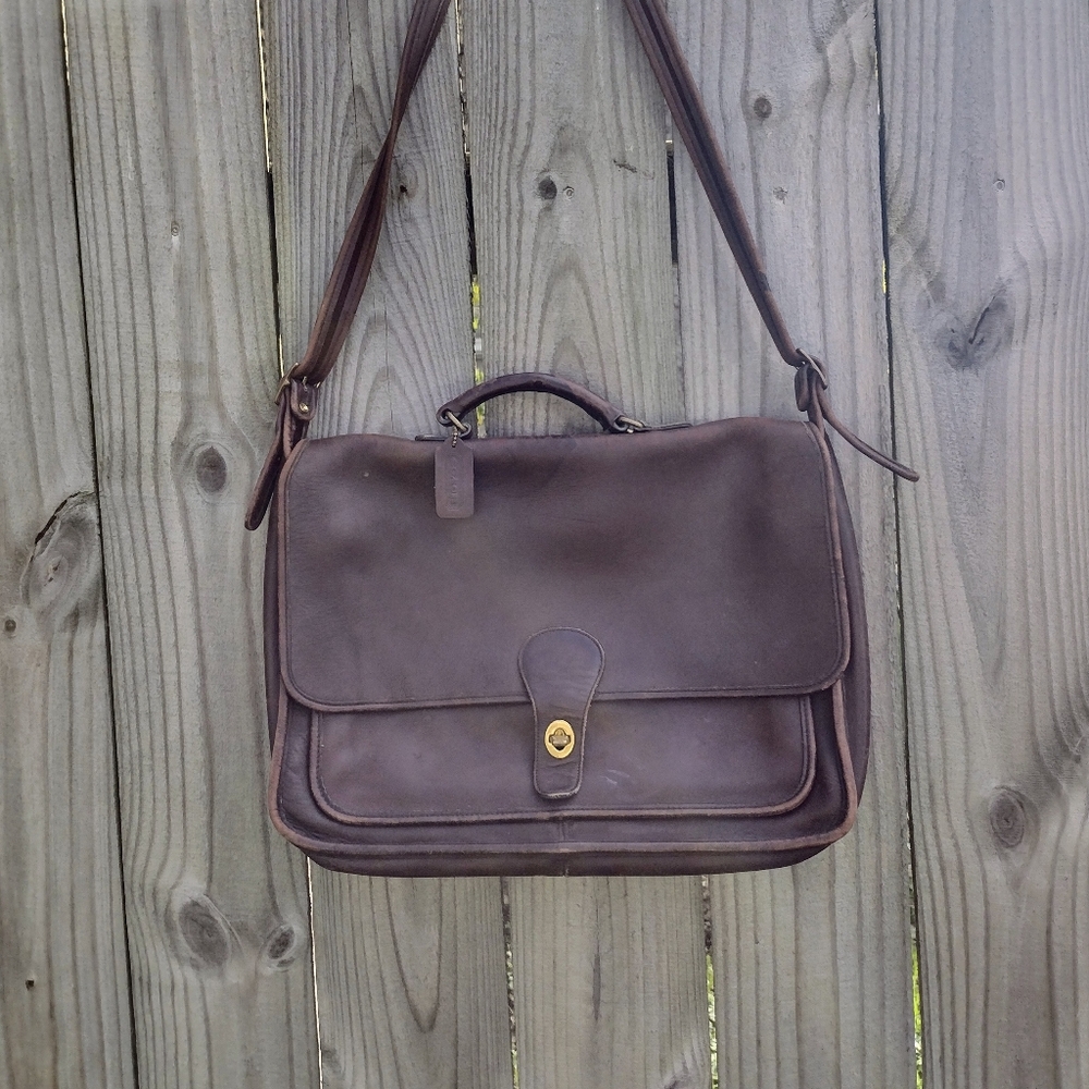 COACH vintage brief case